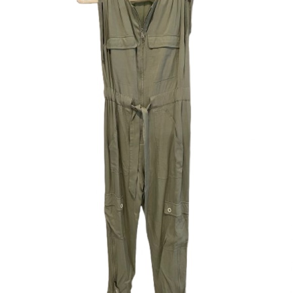 ✨ Jonathan Simkhai Twill Fly Boilersuit – Size 4 - Picture 4 of 5